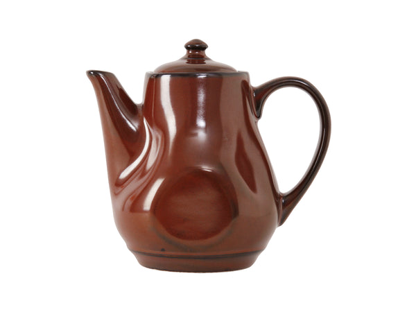 Tuxton Artisan Coffee/Tea Pot w/Lid 17oz Red Rock