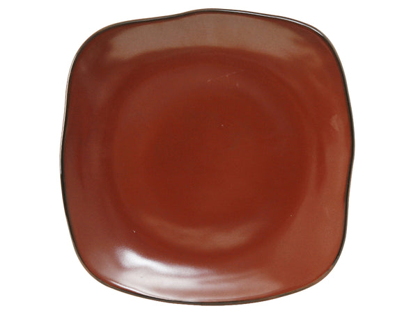 Tuxton Square Plate 11" Artisan Red Rock