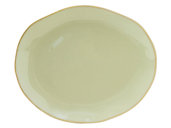 Tuxton Platter 13 ¼" x 11" Artisan Sagebrush