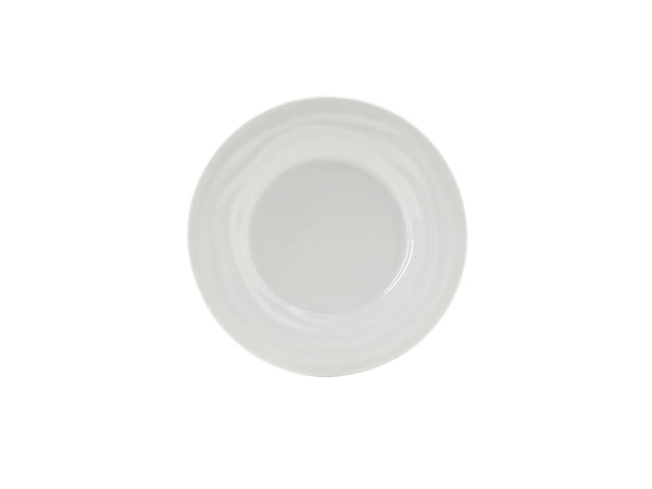 Tuxton Oil Dish Accessories 5" x ⅝" Sandbar Porcelain White_0