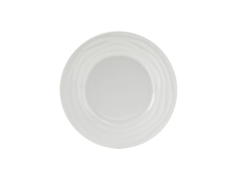 Tuxton Fruit Dish Fruit Bowl 6 ½" x ⅞" Sandbar Porcelain White_0