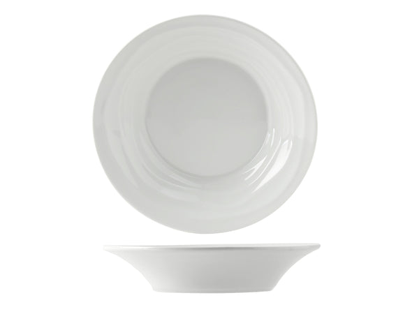 Tuxton Rim Soup Bowl 9" x 1 ⅞" Sandbar Porcelain White_0