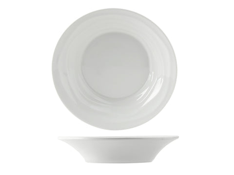 Tuxton Rim Soup Bowl 9" x 1 ⅞" Sandbar Porcelain White_0