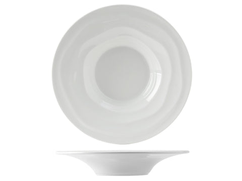 Tuxton Pasta Bowl Salad & Pasta Bowls 10 ⅝" x 1 ⅞" Sandbar Porcelain White_1