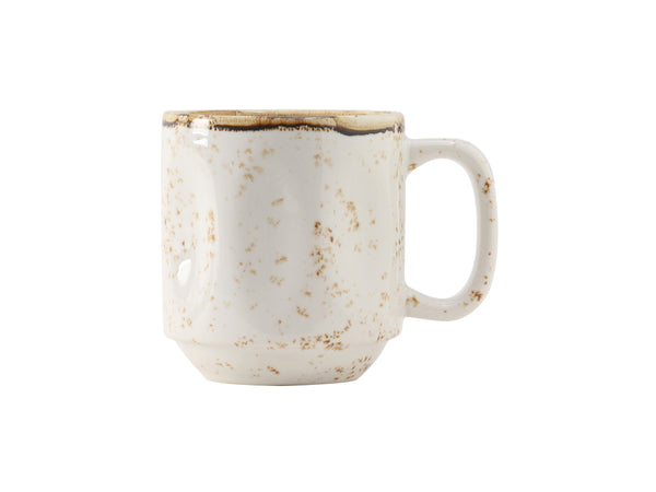 Tuxton Stackable Yukon Mug Mug 4 ⅝" x 3 ⅜" x 3 ¾" Artisan Geode Agave_0
