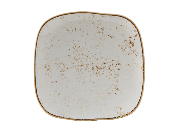 Tuxton Square Plate 9" Artisan Geode Agave