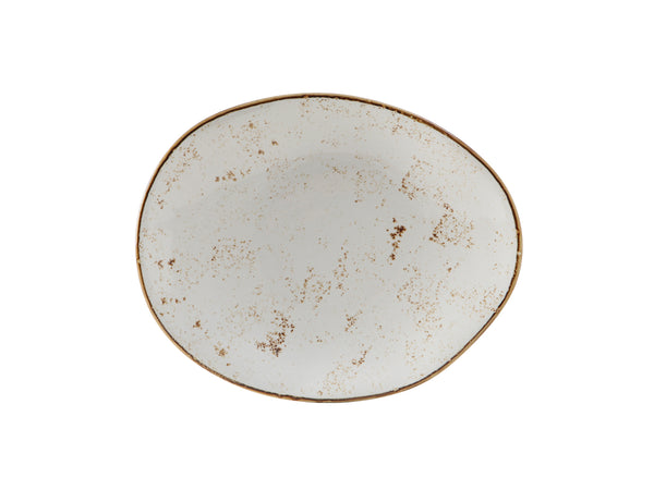 Tuxton Ellipse Plate 8 ⅜" x 6 ⅞" Artisan Geode Agave_0