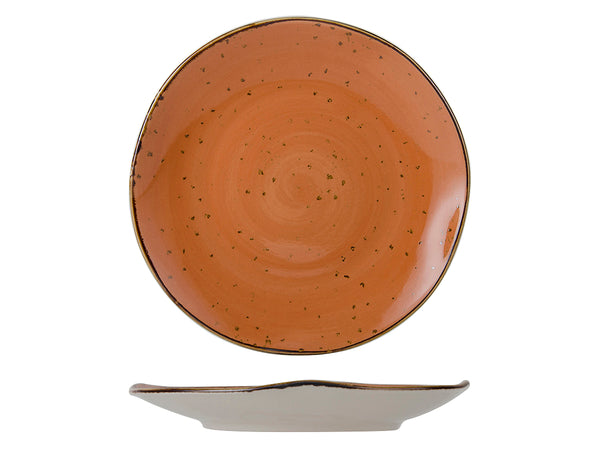 Tuxton Plate Plate 9" Artisan Geode Coral_0