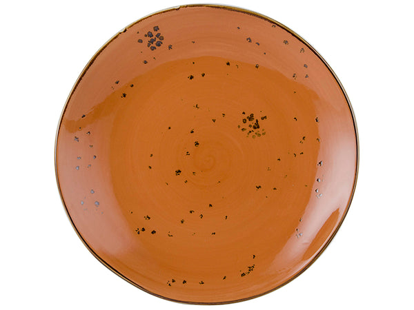 Tuxton Plate 11 ⅝" Artisan Geode Coral