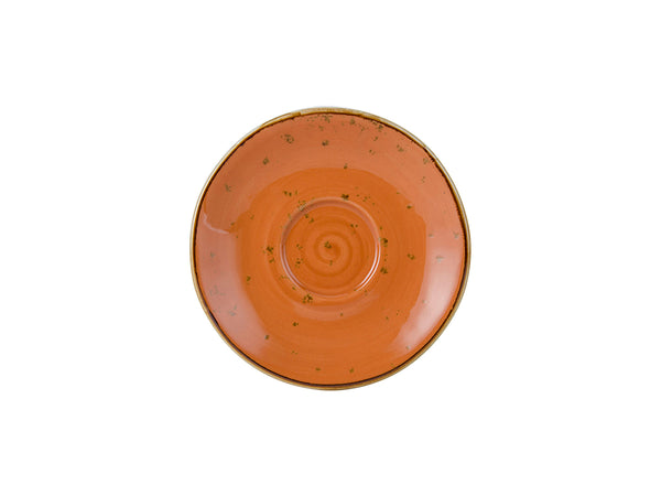 Tuxton Espresso Saucer Cappuccino/Espresso 5" Artisan Geode Coral_0