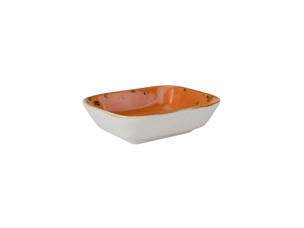 Tuxton Rectangle Side Dish 5 ⅜" x 4 ⅛" x 1 ½" Artisan Geode Coral_0