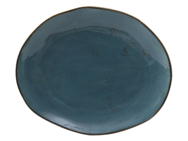 Tuxton Platter Platter 13 ¼" x 11" Artisan Geode Azure_0