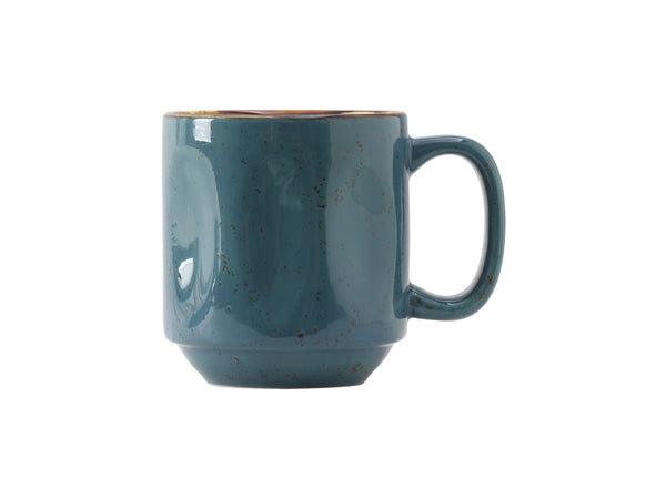 Tuxton Stackable Yukon Mug Mug 4 ⅝" x 3 ⅜" x 3 ¾" Artisan Geode Azure_0