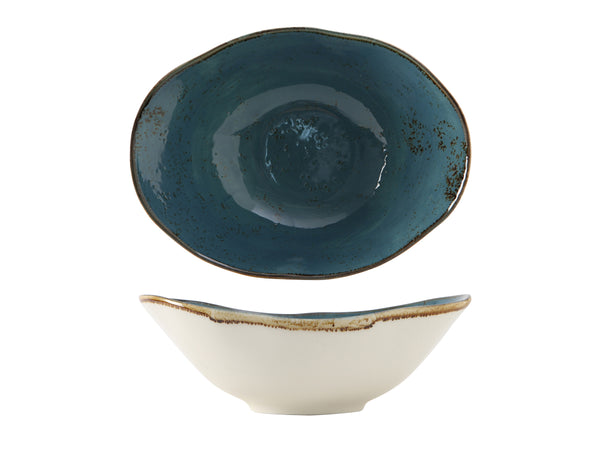 Tuxton Capistrano Bowl Bowl 8" x 6 ¼" x 3" Artisan Geode Azure_0