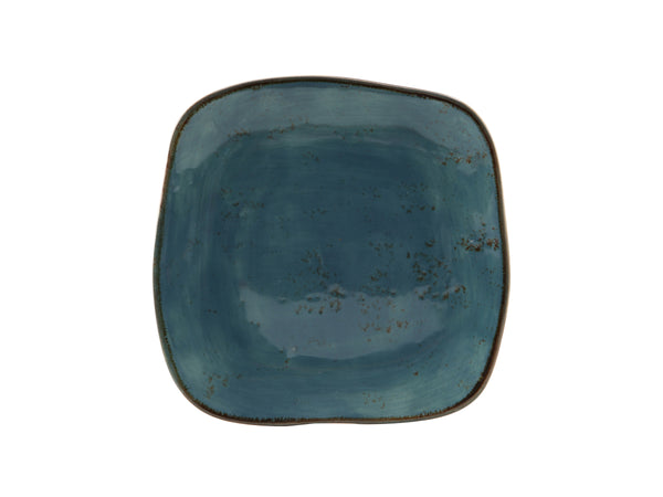 Tuxton Square Plate 7 ¼" x 7 ¼" Artisan Geode Azure_0