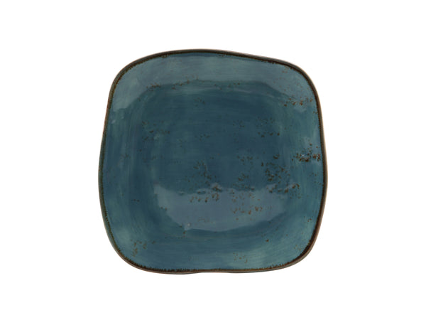 Tuxton Square Plate 7 ¼" Artisan Geode Azure