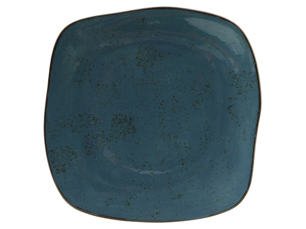 Tuxton Square Plate 11" x 11" Artisan Geode Azure_0