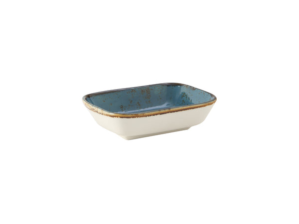 Tuxton Rectangle Side Dish 5 ⅜" x 4 ⅛" Artisan Geode Azure_0