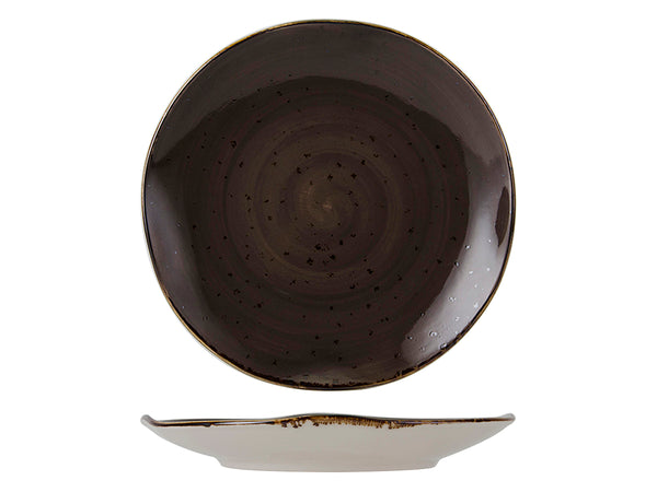 Tuxton Plate Plate 9" Artisan Geode Mushroom_0