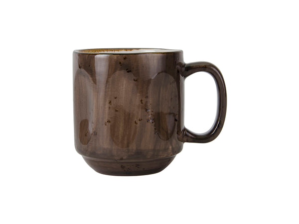 Tuxton Stackable Yukon Mug 12 oz Artisan Geode Mushroom