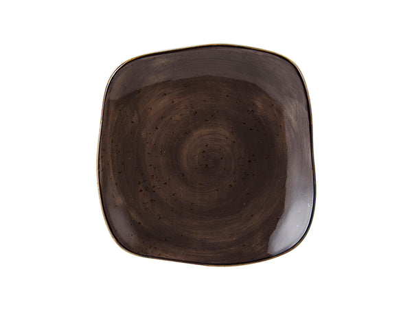 Tuxton Square Plate 7 ¼" Artisan Geode Mushroom_0