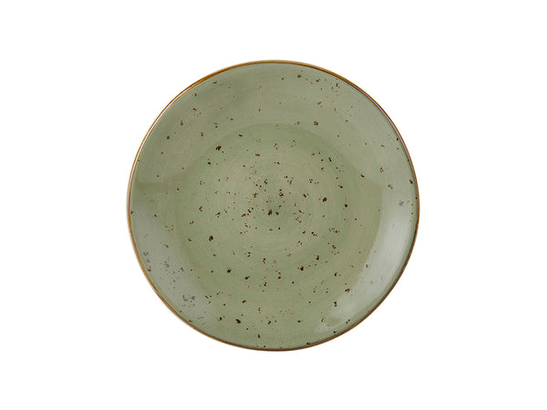 Tuxton Plate 7 ¼" Artisan Geode Olive