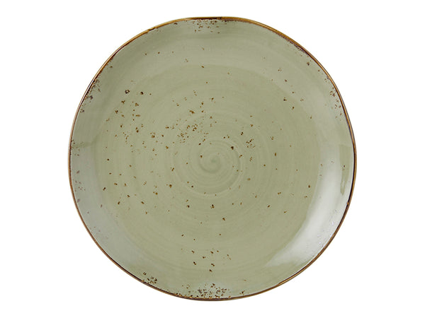 Tuxton Plate 10 ¼" Artisan Geode Olive