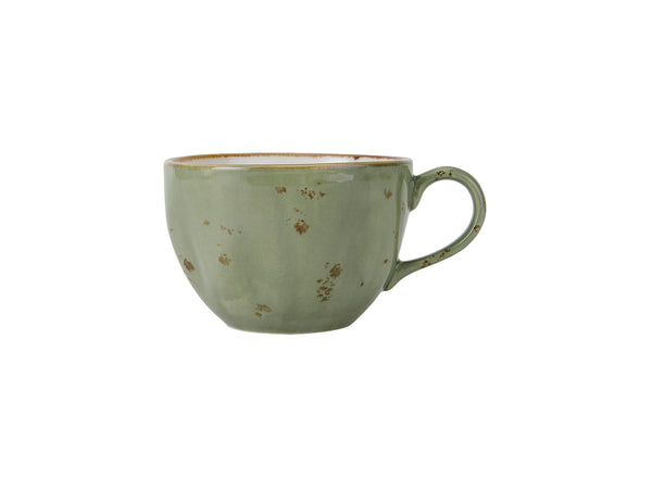 Tuxton Round Cup Mug 5 ⅛" x 4" x 2 ¾" Artisan Geode Olive_0