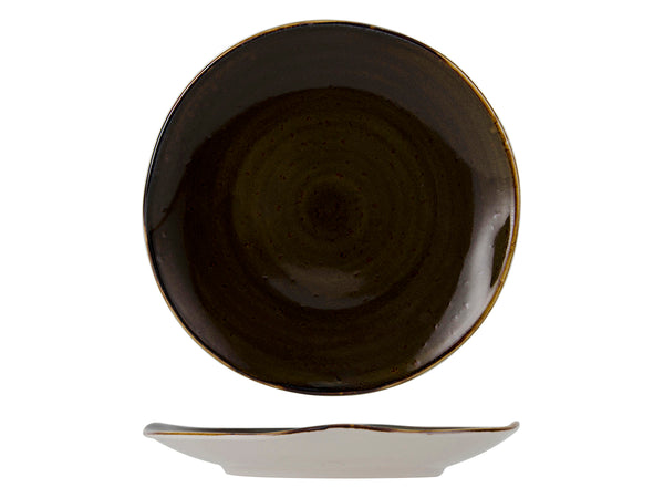 Tuxton Plate Plate 9" Artisan Geode Walnut_0