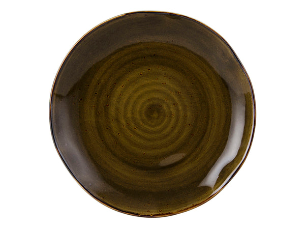 Tuxton Plate 10 ¼" Artisan Geode Walnut