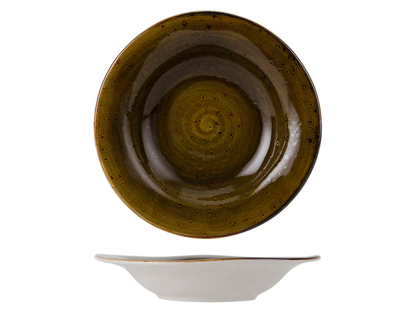 Tuxton Rim Soup Bowl 9" x 1 ¾" Artisan Geode Walnut_0