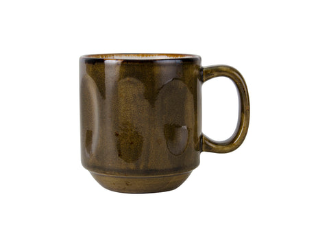 Tuxton Stackable Yukon Mug Mug 4 ⅝" x 3 ⅜" x 3 ¾" Artisan Geode Walnut_1