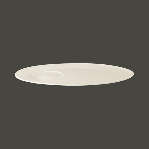 OVAL SAUCER FOR GICU29/GICU23/GICU15/GICU09, 11.4"L, 6.3"W, IVORIS_1