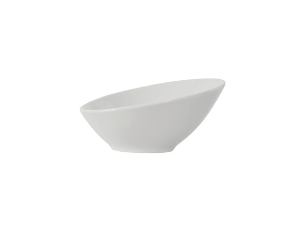 Tuxton Slant Bowl Bowl 6" x 3" Linx Porcelain White_0