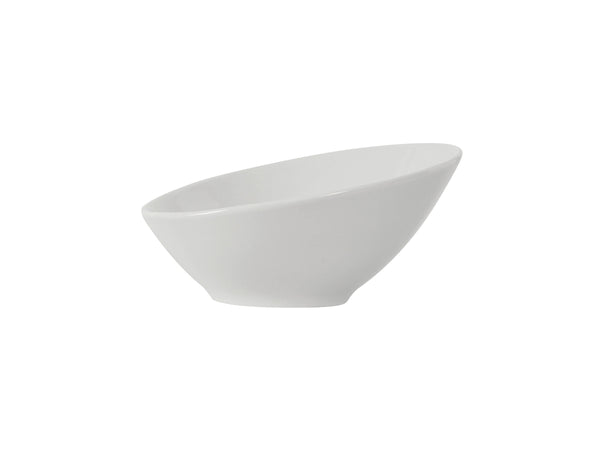 Tuxton Slant Bowl Bowl 7 ⅛" x 7" x 3 ⅜" Linx Porcelain White_0