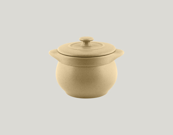 ROUND SOUP TUREEN & LID, 4.15"D, 4.15"H, 15.2 OZ, ALMOND_0