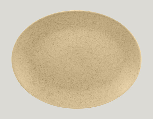 OVAL PLATTER, 14.15"L, 10.65"W, ALMOND_0