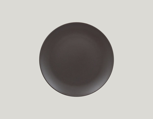 FLAT COUPE PLATE, 8.25"D, COCOA_0