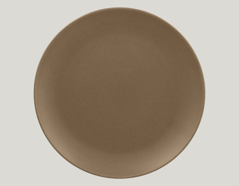 FLAT COUPE PLATE, 12.2"D, CREME BRULEE_1