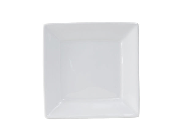 Tuxton Square Plate 6" x 6" Santorini Porcelain White_0