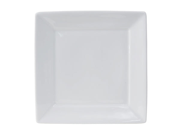 Tuxton Square Plate 10 ⅛" x 10 ⅛" Santorini Porcelain White_0