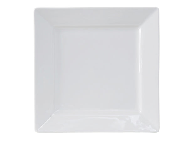 Tuxton Square Plate 12 ⅛" Santorini Porcelain White