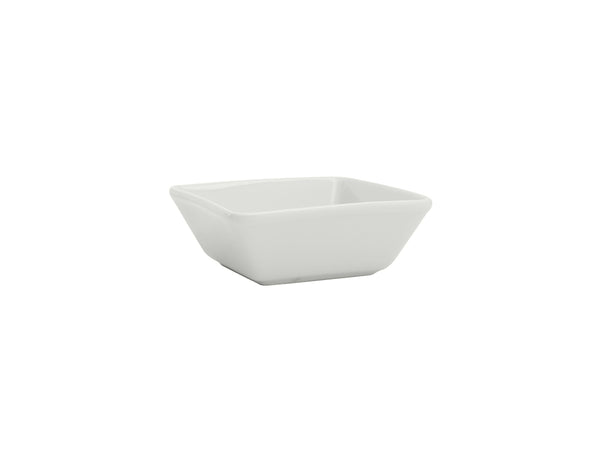 Tuxton Square Bowl 5 ⅛" x 5 ⅛" x 1 ⅞" Santorini Porcelain White_0