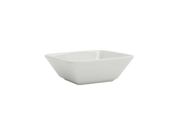 Tuxton Square Bowl 6 ½" x 6 ½" x 2 ¼" Santorini Porcelain White_0