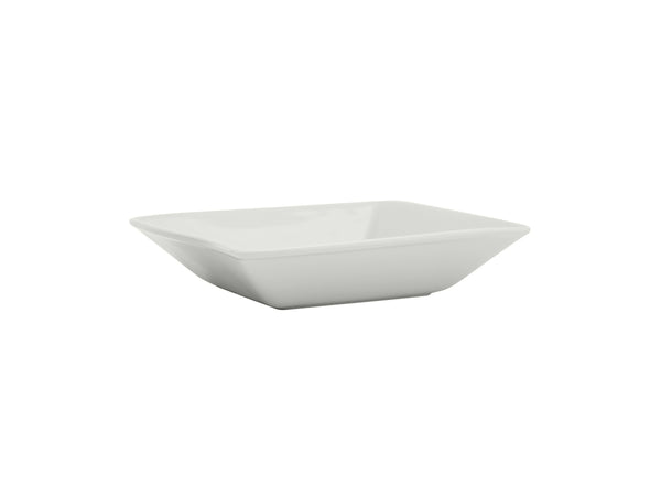 Tuxton Square Bowl 38 oz Santorini Porcelain White