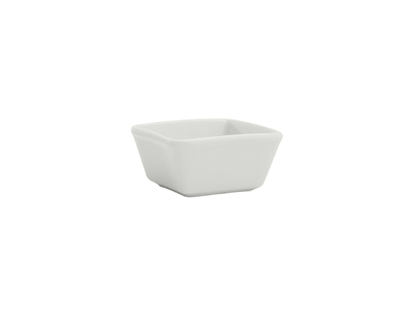 Tuxton Square Ramekin Ramekin 3" x 3" x 1 ½" Santorini Porcelain White_0