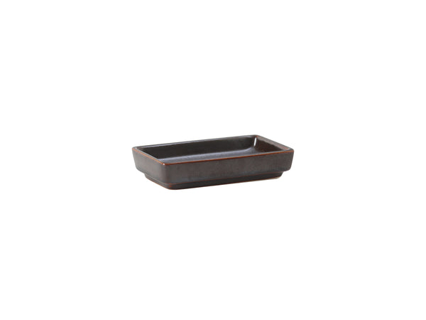 Tuxton Sauce Dish Accents & Tapas 3 ⅞" x 2 ½" x ⅞" Accents & Tapas Lava_0
