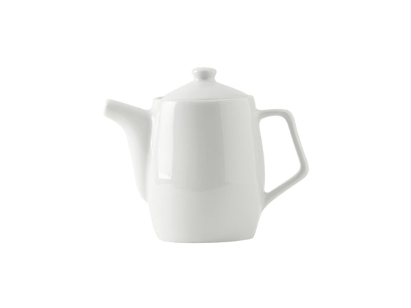 Tuxton Coffee/Tea Pot with Lid Coffee/Tea Pot with Lid 6 ⅝" x 3 ¼" x 4 ⅝" Tea Pots & Accessories Porcelain White_0