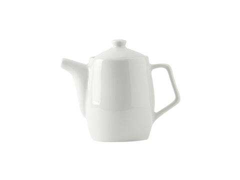 Tuxton Coffee/Tea Pot with Lid Coffee/Tea Pot with Lid 6 ⅝" x 3 ¼" x 4 ⅝" Tea Pots & Accessories Porcelain White_1