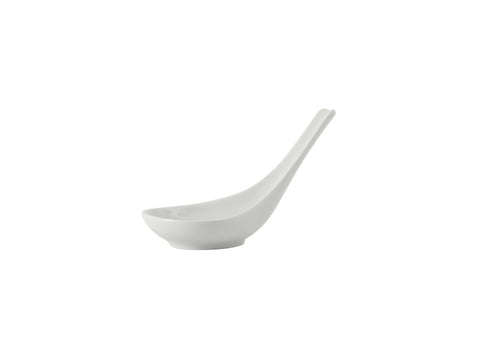 Tuxton Tasting Spoon Oval Accents & Tapas 4 ¼" x 2 ½" x 2 ⅞" Accents & Tapas Porcelain White_1